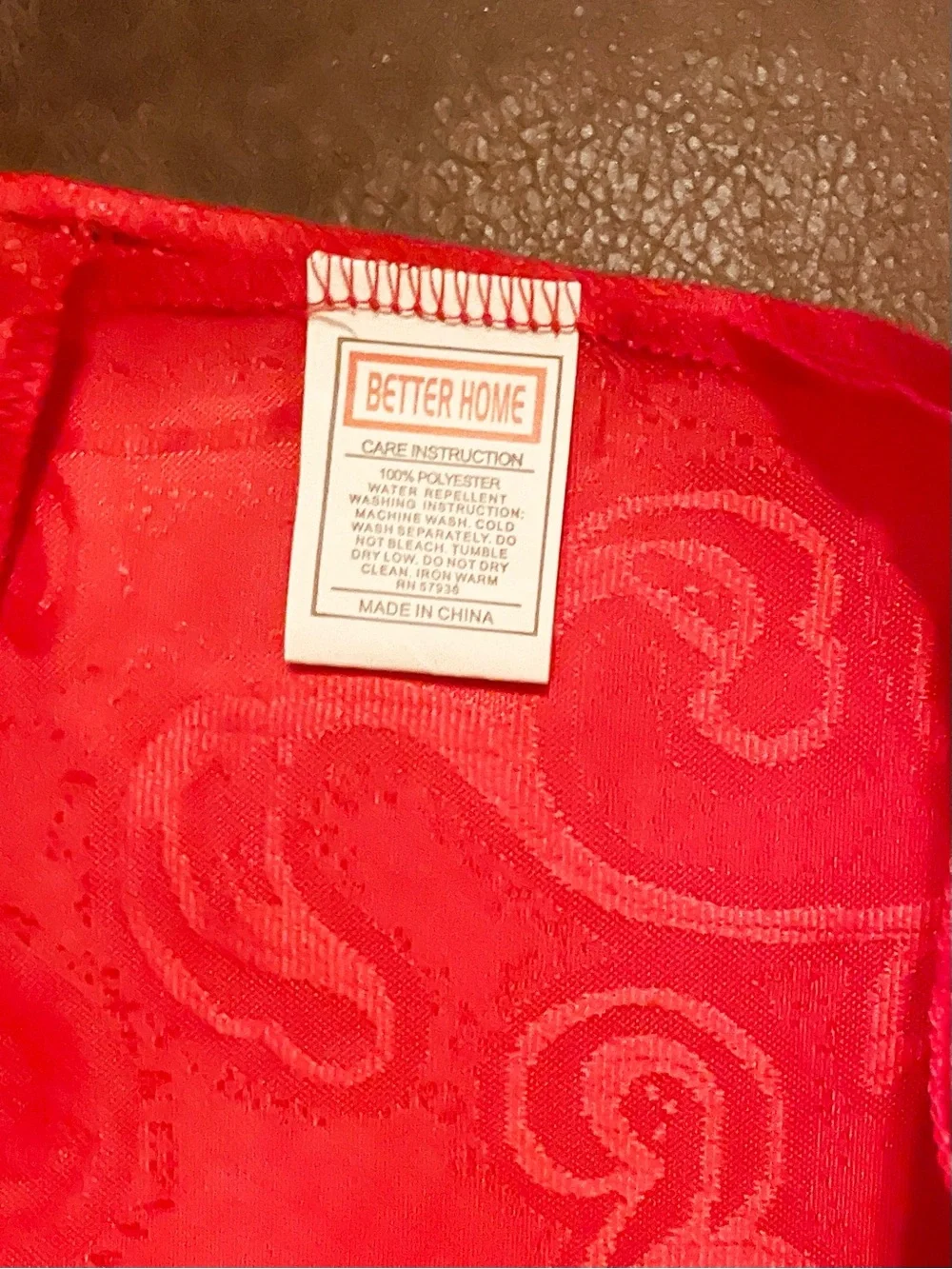 Red and Gold Jacquard Table Runners NWOT. Price is for all 3.